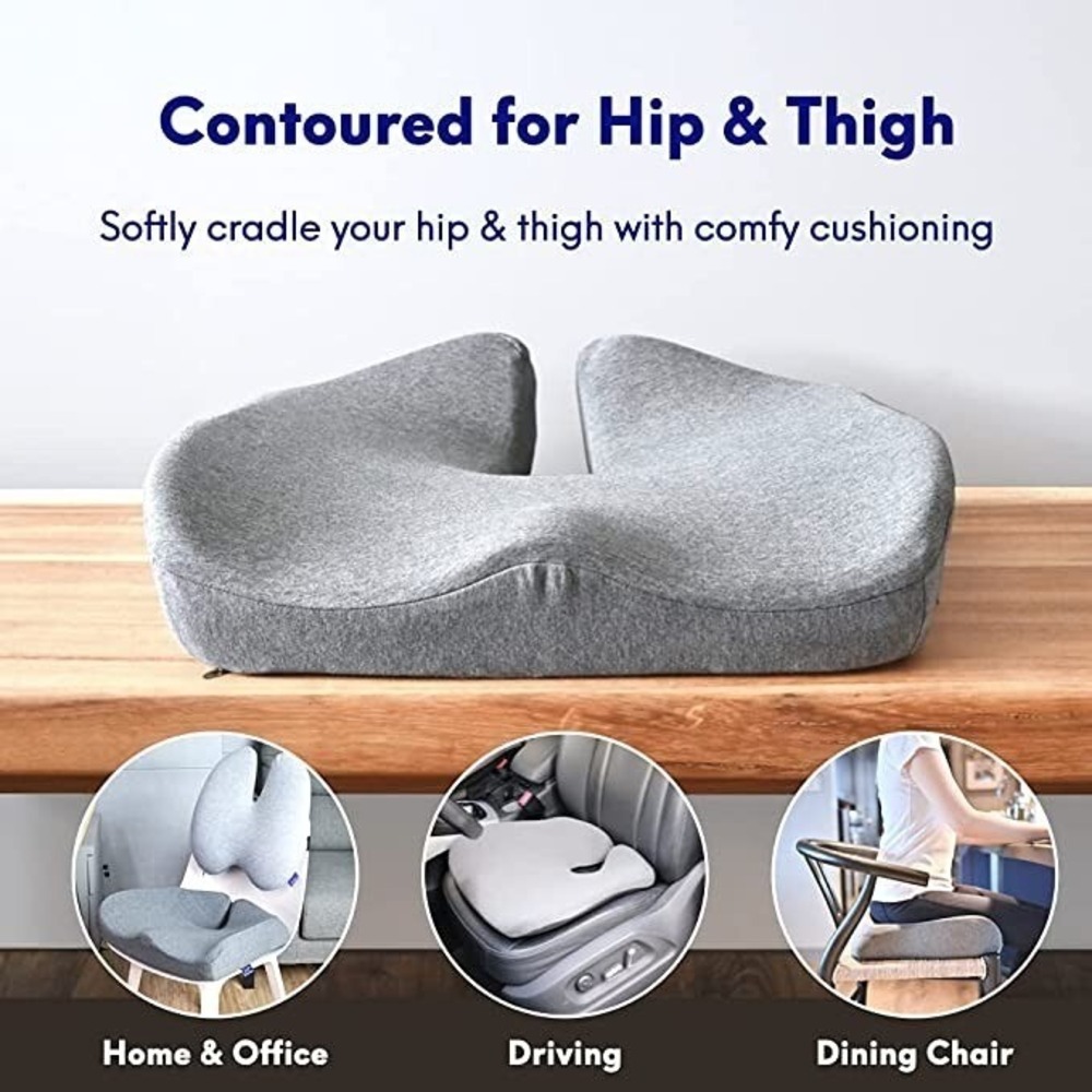 Cushion Lab Patented Pressure Relief Seat Cushion for Long Sitting Hours Memory - Picture 8 of 12